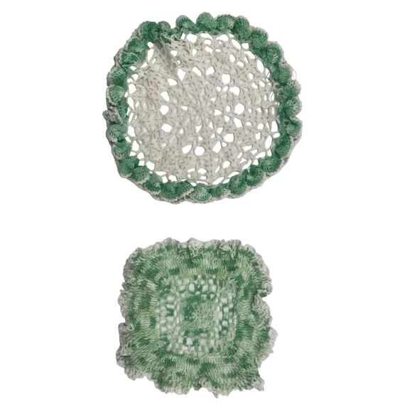 Doilies Handmade Crocheted Vintage Doily 1950’s lot. 2 Pieces - Picture 6 of 7